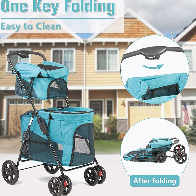 Foldable Pet Stroller