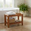 Banc de douche en teck Boulton