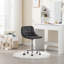Nisi Backed Adjustable Height Accent Stool with Footring and Wheels-1378712999