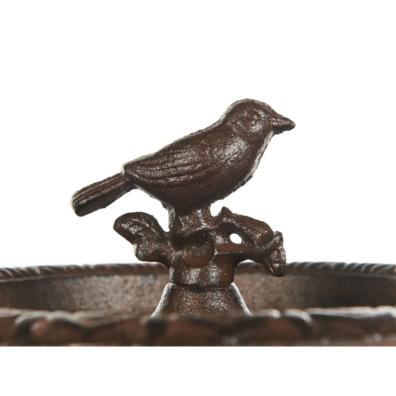 SWALLOW Iron Birdbath