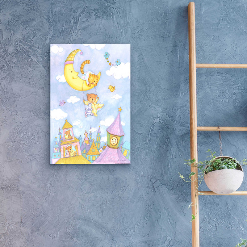 Moon Swing' by Viv Eisner, Acrylic, 24" H x 16" W x 0.2" D