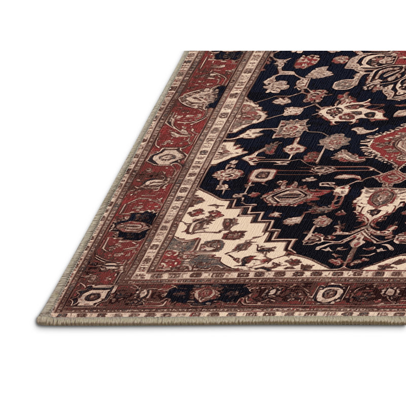 Tapis brun lavable à la machine, Rectangulaire 8 pi x 12 pi