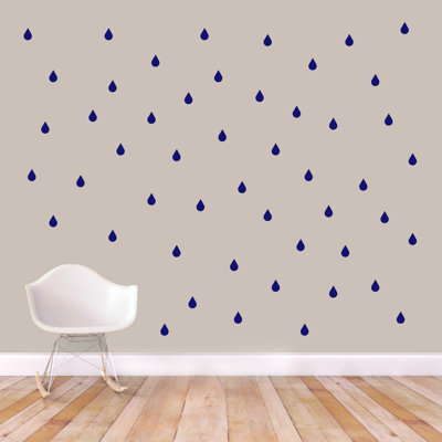 Décalcomanie murale raindrops