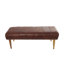 Banc en cuir véritable
