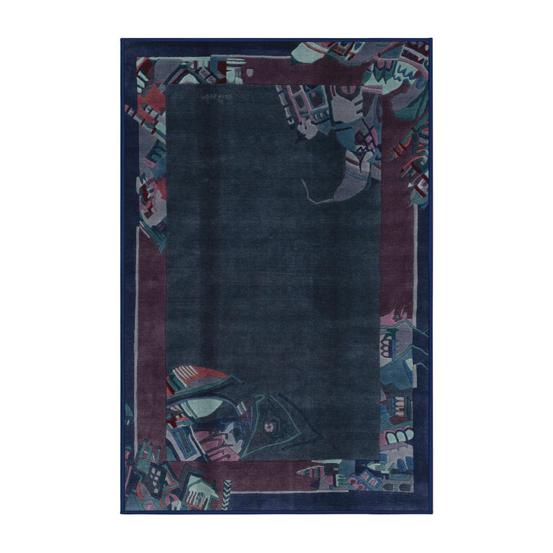 Abstract Indoor Rug, Rectangle 2' x 4'