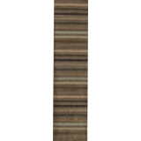 Hand-Knotted High-Quality Brown Runner