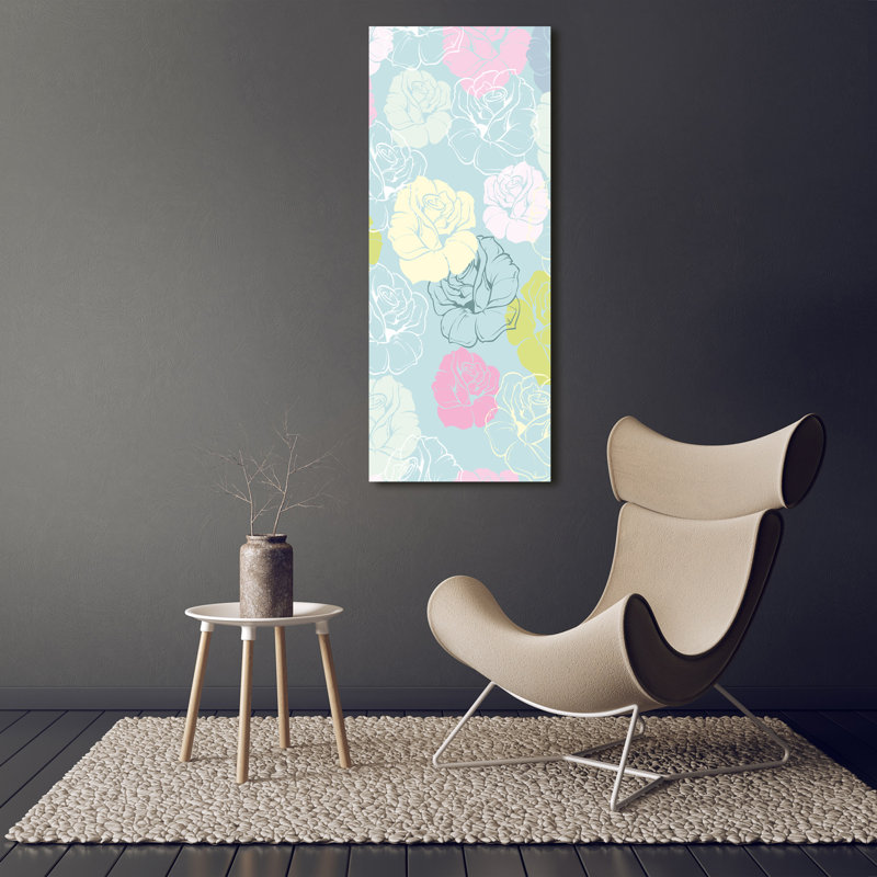 Roses - Wrapped Canvas Print