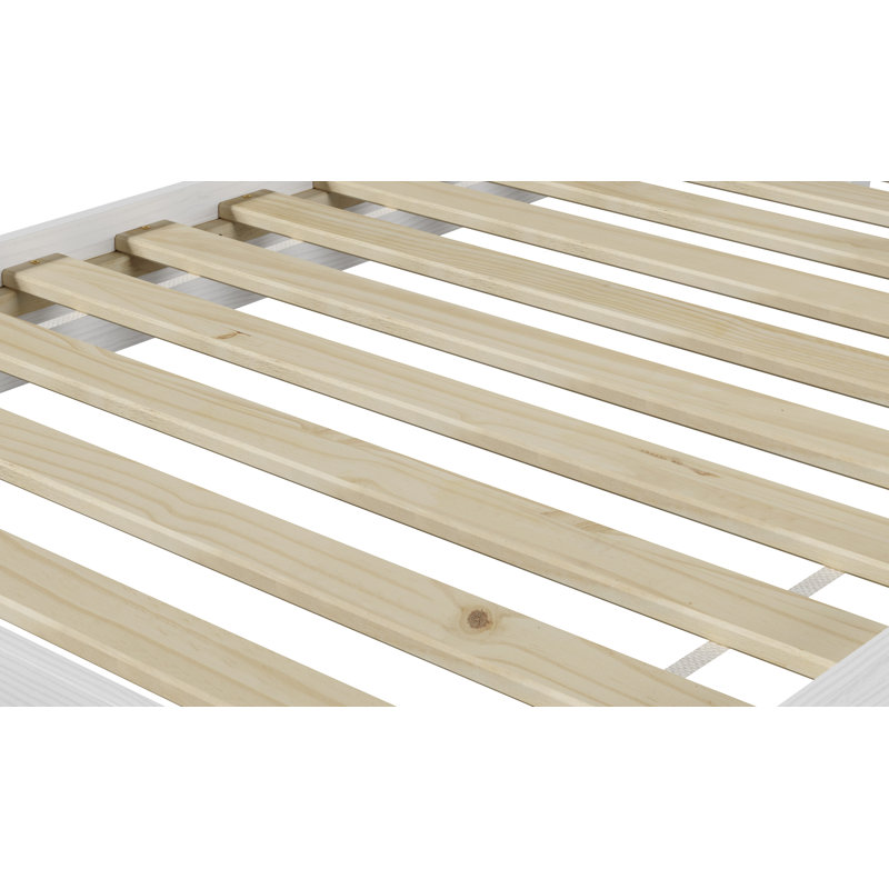 Nix - Platform Bed, White, King