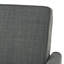 Chaise en lin à dossier poussoir pour une décoration élégante avec siège confortable et fabrication durable-1153658736