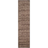 Tibetan Plum Pictogram Brown Area Rug