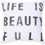 Housse de coussin en coton de typographie Clemons-818600016-818600017