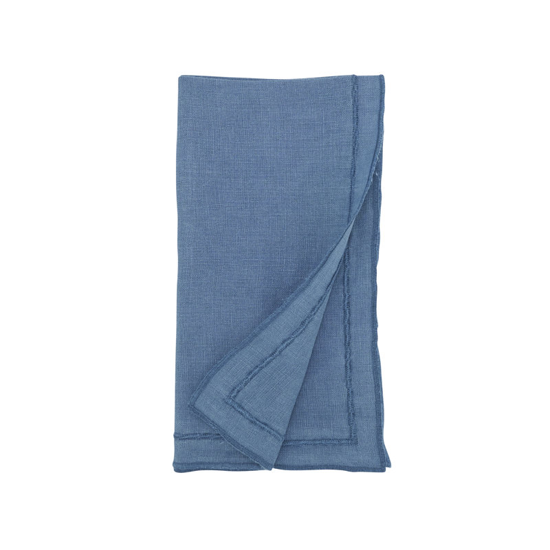 Ensemble de 4 serviettes de table Aneta, Gris