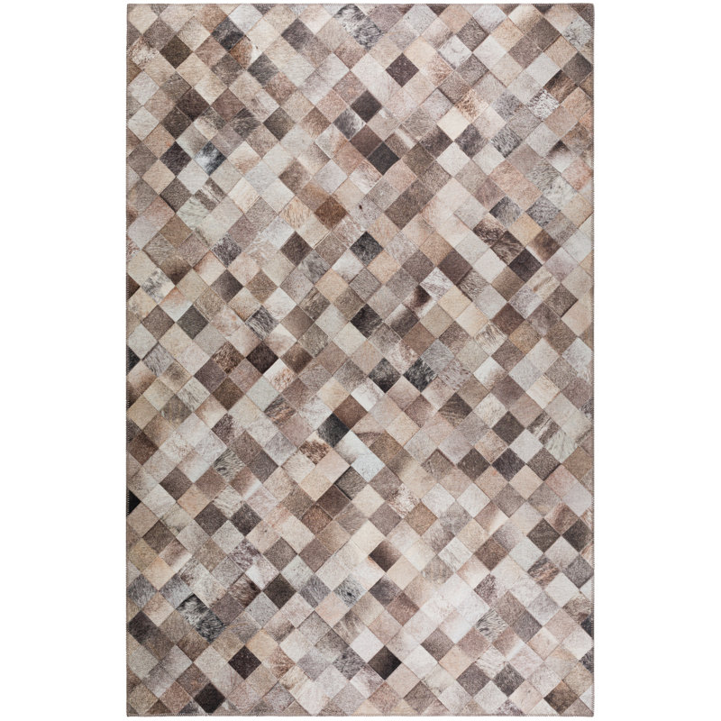 Aubra Chenille Patchwork Rug, Rectangle 3' x 5'