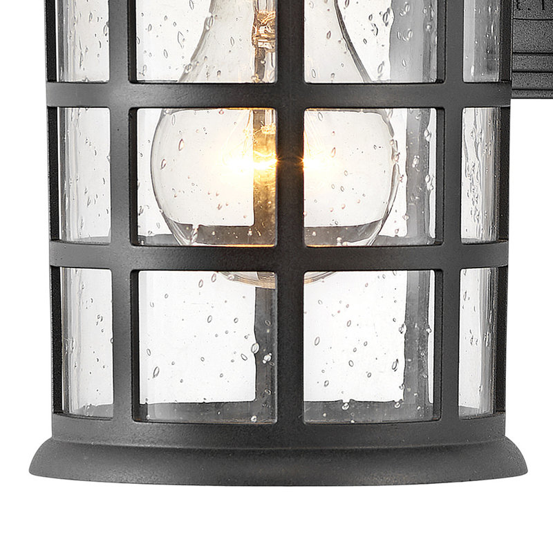 Freeport 1 - Bulb 9.25" H Outdoor Wall Lantern, Textured Black