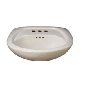 Proflo 20 " 8.13 " Tall Vitreous China Oval Bathroom Sink
