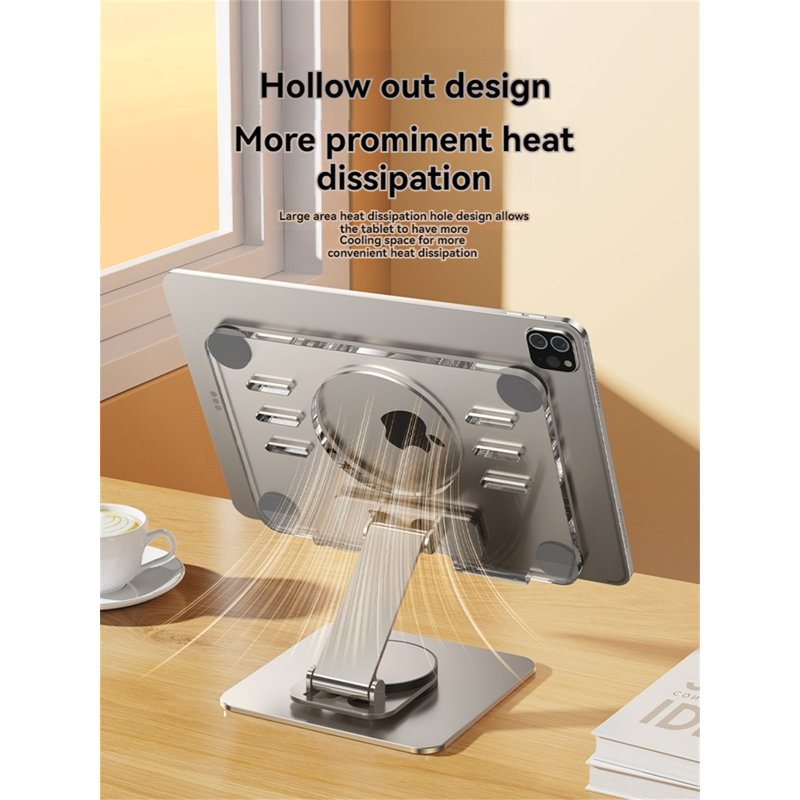 Cooling Tablet Stand - Transparent Acrylic Ipad Holder For Desk