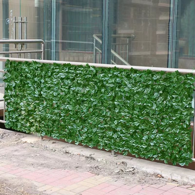 Artificial Faux Ivy Leaf Privacy Fence Screen Decor Panels Outdoor Balcony Hedge-style C by Costyle