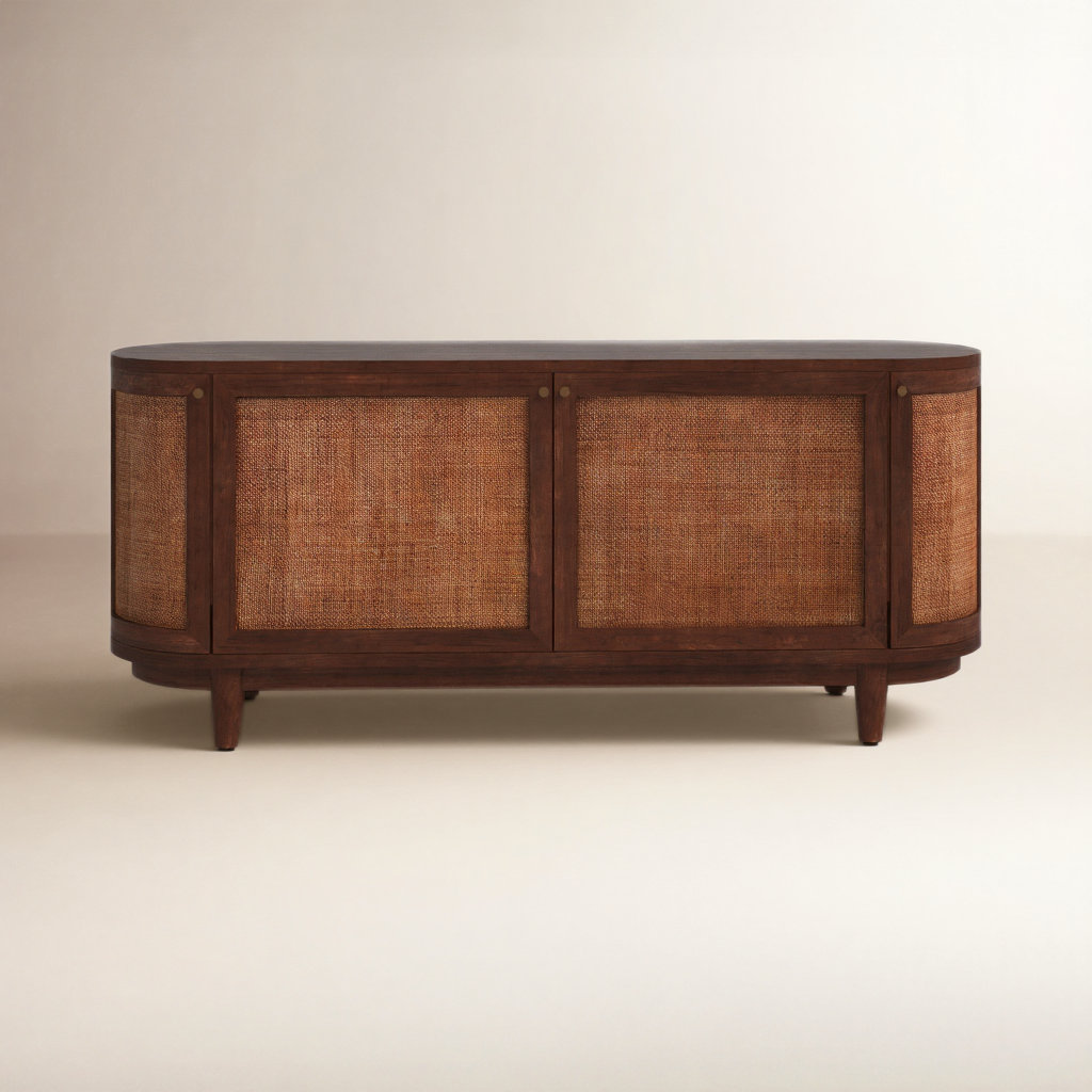 Salvatore Acacia TV Stand, Brown