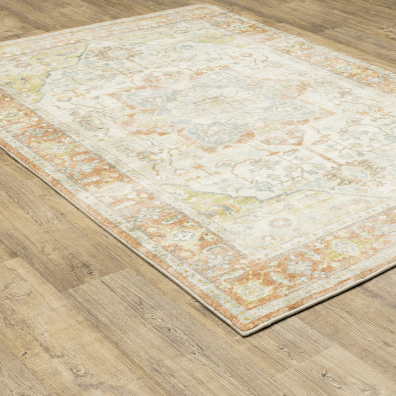 Parcell Oriental Indoor Rug, Rectangle 7'10" x 10'