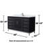 Ensemble de meuble-lavabo simple 60 po Marlena-79721568-79721569