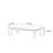 Minimalist design granite slab coffee table