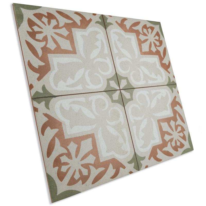 Kings Paname 17-5/8 In. X 17-5/8 In. Ceramic Floor And Wall Tile