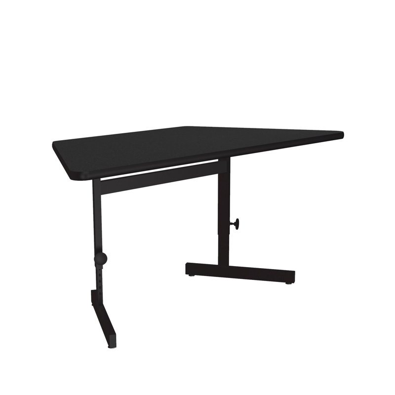 Bureau à hauteur de travail réglable, Noir
