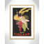 «Brickhill Asti Cinzano», affiche vintage encadrée sur papier en noir / jaune-35156053-35156058