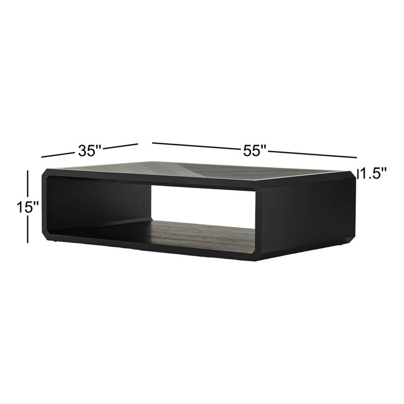 Caspian Coffee Table, Black