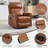 Genuine Leather Heat Massage Manual Recliner Chair With Rocker And Swivel For Living Room-1016607908