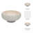 Decorative Round Ceramic Centerpiece Bowl for Home Decor - Sculpted Pedestal Fruit Bowl for Kitchen or Dining Table Display - 14", White