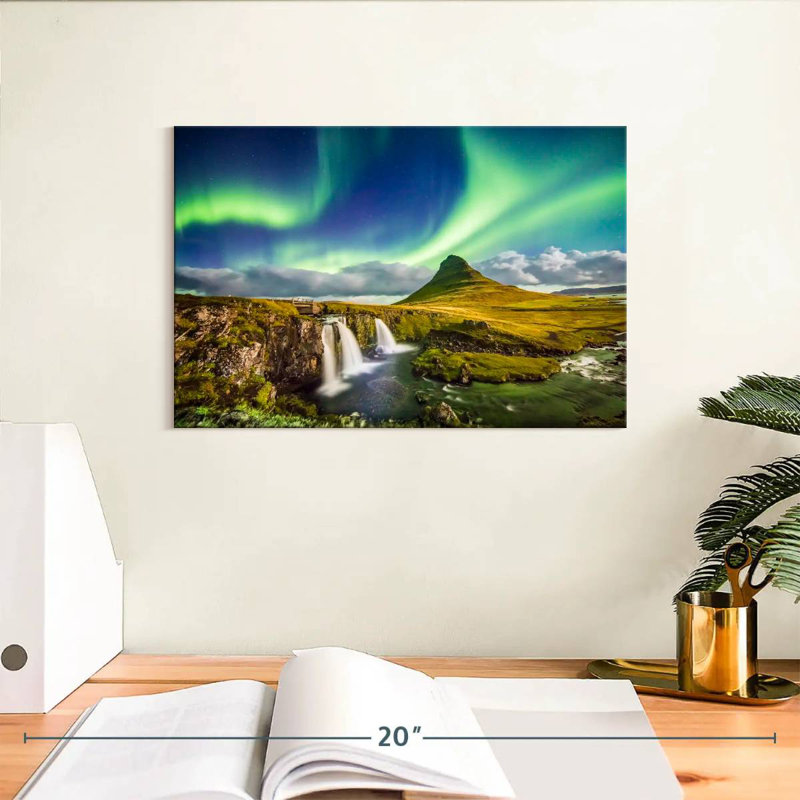 Alvord Kirkjufell paysage aurore, H 8 po x l 12 po
