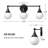 Dimmable Bathroom Vanity Light 3-Light Wall Sconce