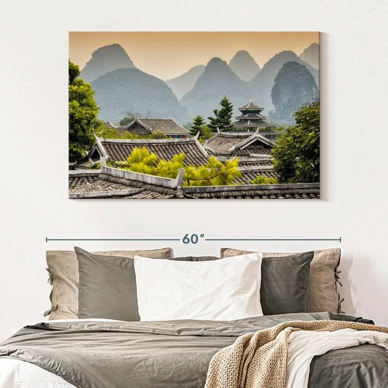 Adella Chinese Buddhist Temple, 34" H x 51" W