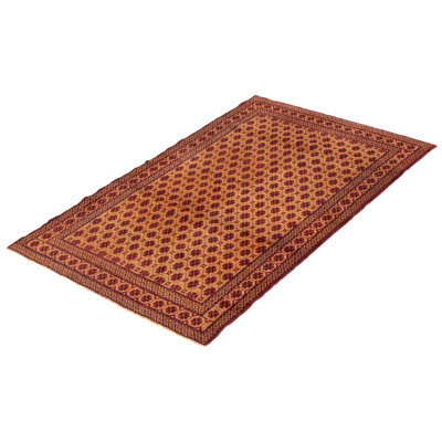 Tapis brun clair Dequita 3 pi 11 po x 6 pi 4 po