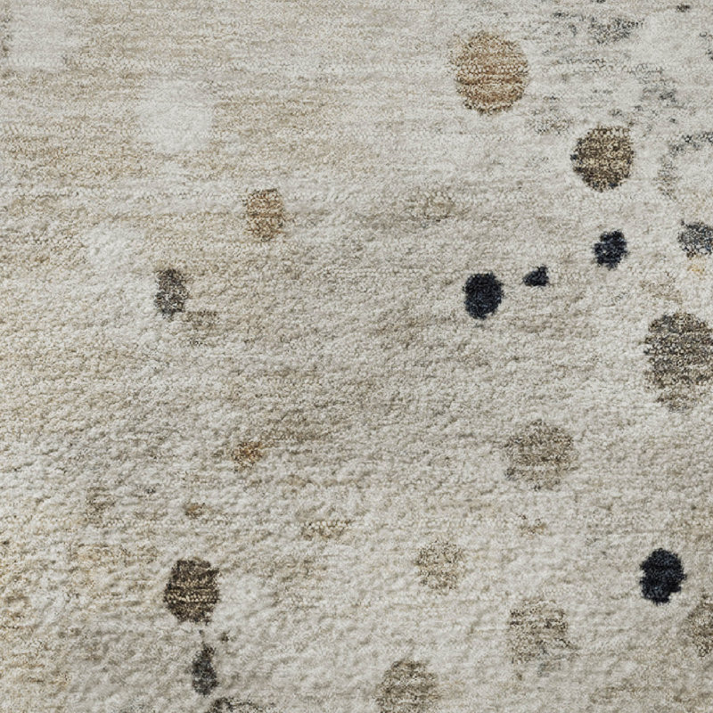 Tapis abstrait lavable à la machine Premium Premium Ansley, Rectangle 10 pi x 14 pi