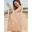 Sac de plage Carryall: rayures argile Tierra-126132277