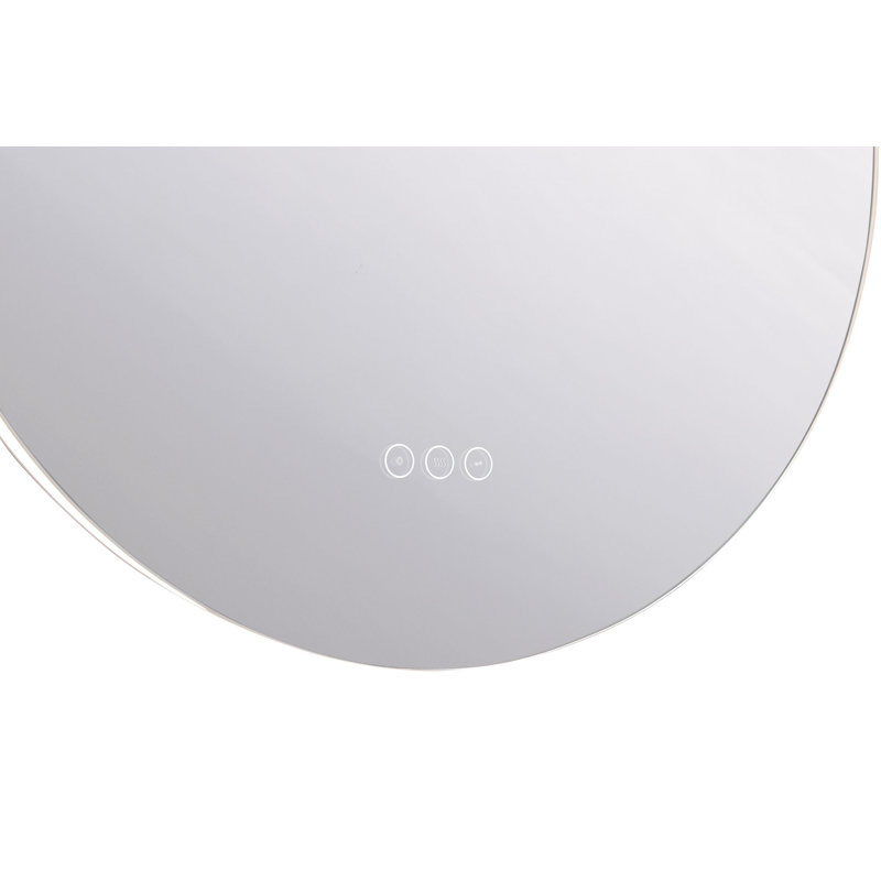 Miroir rond Gia, 24 po x 24 po, Rond
