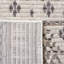 Tapis rectangulaire en polyester tissé à la machine Southwestern beige / gris Lavaca-838921350