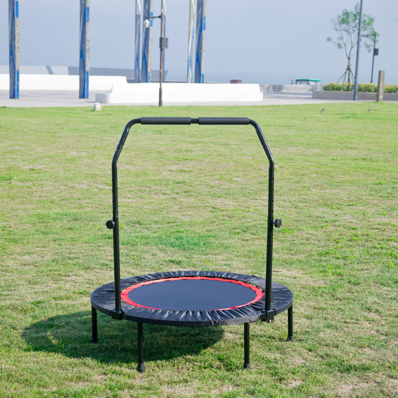 Mini trampoline d'exercice 40 "- charge maximale 300LBS, rebondisseur d'intérieur pour enfants et adultes