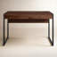 Drake 2-Drawer Walnut Writing Desk