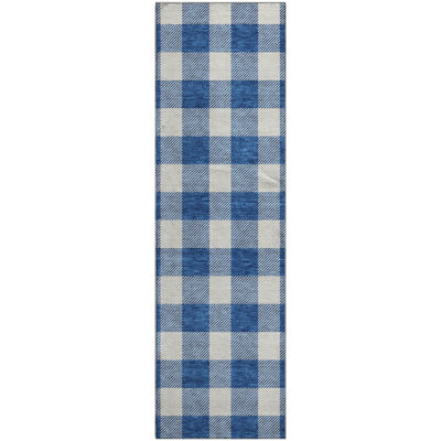 Premium Machine Washable Prisco Navy Rug