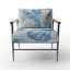 Fauteuil d'appoint Blue Butterfly Whispering Wings II - fauteuil rembourré Boho-758196078