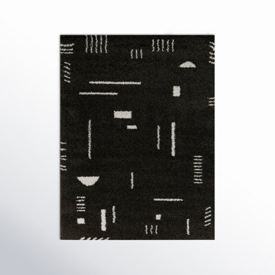 Morin Geometric Shag Area Rug