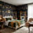 Solid Black Wallpaper Modern Elegant Wall Mural