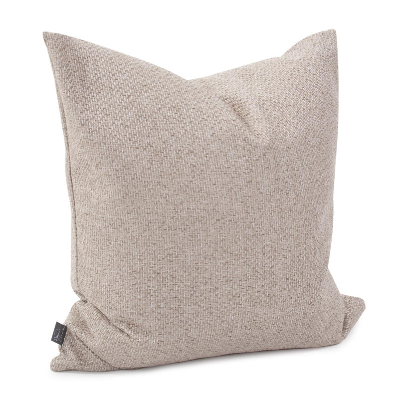 Coussin décoratif, Sable du Panama, 24 po x 24 po, Polyester/ Bourre en polyester