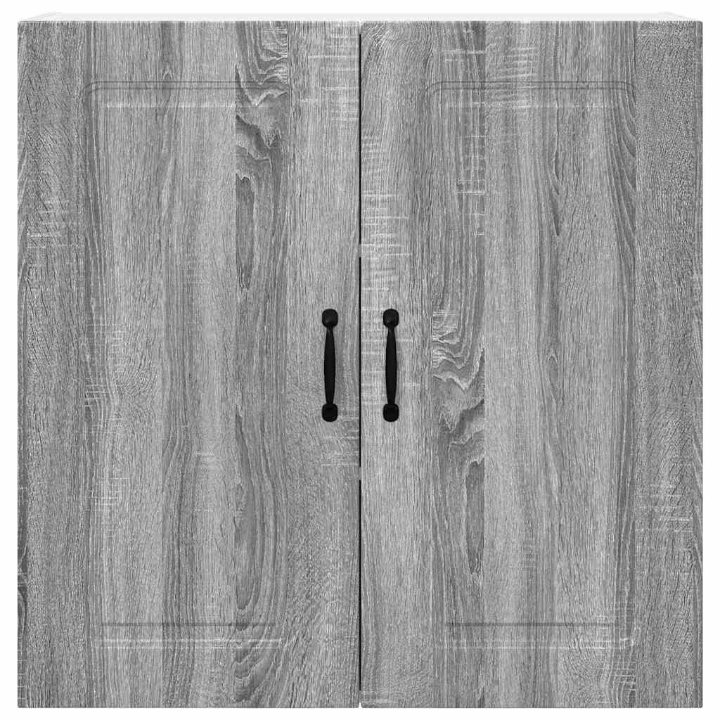 vidaXL Kitchen Wall Cabinet - Grey - Engineered Wood - 2 Door - Image 2