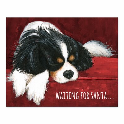 Dwight Waiting for Santa Easel Back -  The Holiday Aisle®, 6BE7899919244F509B4FC64BE5643158
