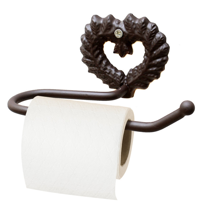 Cale Wall Mounted Toilet Paper Holder, Brown