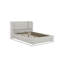 Upholstered Boucle Bed Frame with Wingback Headboard